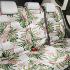 Australia Pink Cockatoo Back Car Seat Cover Aussie Orchids - Seamless Pattern