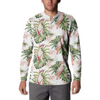 Australia Pink Cockatoo Button Sweatshirt Aussie Orchids - Seamless Pattern