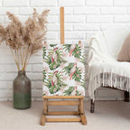 Australia Pink Cockatoo Canvas Wall Art Aussie Orchids - Seamless Pattern