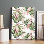 Australia Pink Cockatoo Canvas Wall Art Aussie Orchids - Seamless Pattern