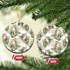 Australia Pink Cockatoo Ceramic Ornament Aussie Orchids - Seamless Pattern