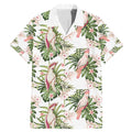 Australia Pink Cockatoo Family Matching Mermaid Dress and Hawaiian Shirt Aussie Orchids - Seamless Pattern