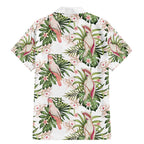 Australia Pink Cockatoo Family Matching Mermaid Dress and Hawaiian Shirt Aussie Orchids - Seamless Pattern