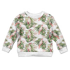 Australia Pink Cockatoo Kid Ugly Christmas Sweater Aussie Orchids - Seamless Pattern