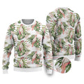 Australia Pink Cockatoo Ugly Christmas Sweater Aussie Orchids - Seamless Pattern