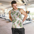 Australia Pink Cockatoo Men Tank Top Aussie Orchids - Seamless Pattern