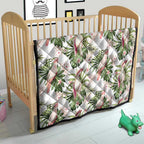 Australia Pink Cockatoo Quilt Aussie Orchids - Seamless Pattern