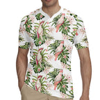Australia Pink Cockatoo Rugby Jersey Aussie Orchids - Seamless Pattern