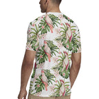 Australia Pink Cockatoo Rugby Jersey Aussie Orchids - Seamless Pattern