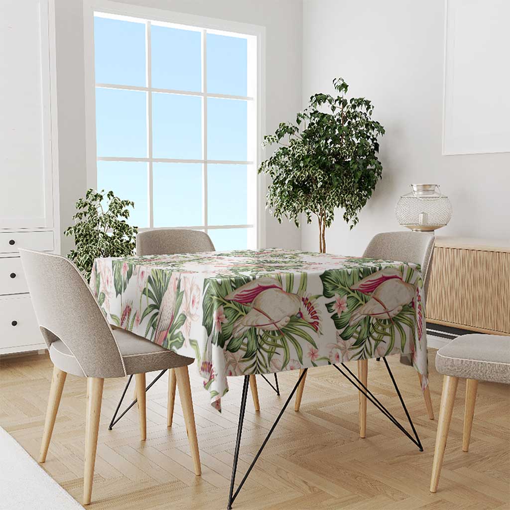Australia Pink Cockatoo Tablecloth Aussie Orchids - Seamless Pattern