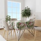 Australia Pink Cockatoo Tablecloth Aussie Orchids - Seamless Pattern