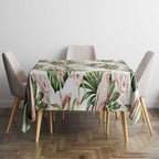 Australia Pink Cockatoo Tablecloth Aussie Orchids - Seamless Pattern