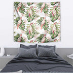 Australia Pink Cockatoo Tapestry Aussie Orchids - Seamless Pattern