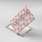 Pink Cockatoo Australia Canvas Wall Art Tropical Flowers - Seamless Pattern
