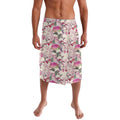 Pink Cockatoo Australia Lavalava Tropical Flowers - Seamless Pattern