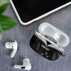Custom New Zealand Silver Fern Football AirPods Case Go Aotearoa Grunge Black - Aussie Hoodie