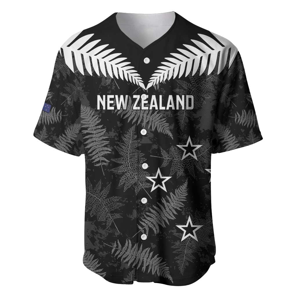 Custom New Zealand Silver Fern Football Baseball Jersey Go Aotearoa Grunge Black - Aussie Hoodie