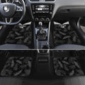 Custom New Zealand Silver Fern Football Car Mats Go Aotearoa Grunge Black - Aussie Hoodie
