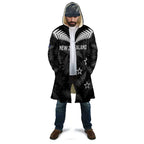 Custom New Zealand Silver Fern Football Cloak Go Aotearoa Grunge Black - Aussie Hoodie