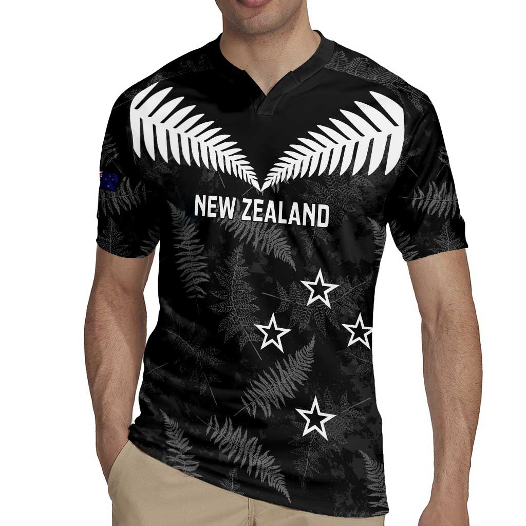 Custom New Zealand Silver Fern Football Rugby Jersey Go Aotearoa Grunge Black - Aussie Hoodie
