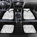 Custom New Zealand Silver Fern Football Car Mats Go Aotearoa Grunge White - Aussie Hoodie