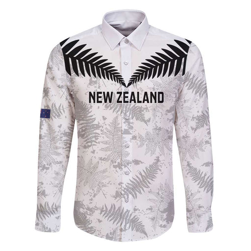 Custom New Zealand Silver Fern Football Family Matching Mermaid Dress and Hawaiian Shirt Go Aotearoa Grunge White - Aussie Hoodie