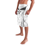 Custom New Zealand Silver Fern Football Lavalava Go Aotearoa Grunge White - Aussie Hoodie