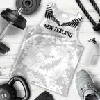 Custom New Zealand Silver Fern Football Men Tank Top Go Aotearoa Grunge White - Aussie Hoodie
