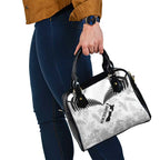 Custom New Zealand Silver Fern Football Shoulder Handbag Go Aotearoa Grunge White - Aussie Hoodie