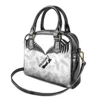 Custom New Zealand Silver Fern Football Shoulder Handbag Go Aotearoa Grunge White - Aussie Hoodie