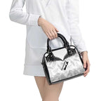 Custom New Zealand Silver Fern Football Shoulder Handbag Go Aotearoa Grunge White - Aussie Hoodie