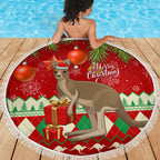 australia-christmas-beach-blanket-aussie-kangaroo-santa-merry-xmas