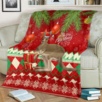 australia-christmas-blanket-aussie-kangaroo-santa-merry-xmas