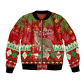australia-christmas-bomber-jacket-aussie-kangaroo-santa-merry-xmas