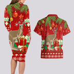 australia-christmas-couples-matching-long-sleeve-bodycon-dress-and-hawaiian-shirt-aussie-kangaroo-santa-merry-xmas