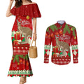 australia-christmas-couples-matching-mermaid-dress-and-long-sleeve-button-shirt-aussie-kangaroo-santa-merry-xmas