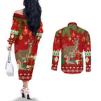 australia-christmas-couples-matching-off-the-shoulder-long-sleeve-dress-and-long-sleeve-button-shirt-aussie-kangaroo-santa-merry-xmas