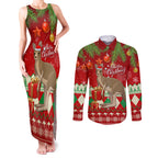 australia-christmas-couples-matching-tank-maxi-dress-and-long-sleeve-button-shirt-aussie-kangaroo-santa-merry-xmas