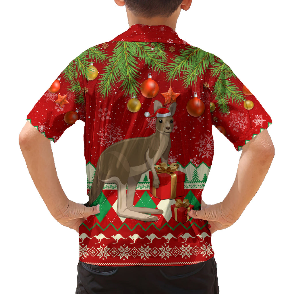 australia-christmas-family-matching-off-shoulder-short-dress-and-hawaiian-shirt-aussie-kangaroo-santa-merry-xmas