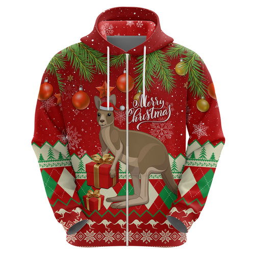 australia-christmas-hoodie-aussie-kangaroo-santa-merry-xmas