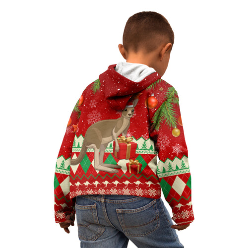 australia-christmas-kid-hoodie-aussie-kangaroo-santa-merry-xmas