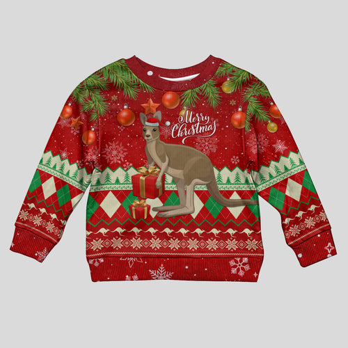 australia-christmas-kid-ugly-christmas-sweater-aussie-kangaroo-santa-merry-xmas