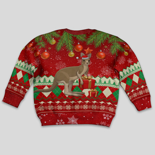 australia-christmas-kid-ugly-christmas-sweater-aussie-kangaroo-santa-merry-xmas