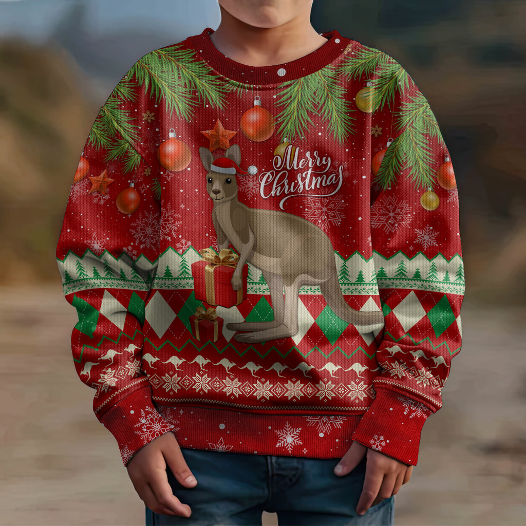 australia-christmas-kid-ugly-christmas-sweater-aussie-kangaroo-santa-merry-xmas