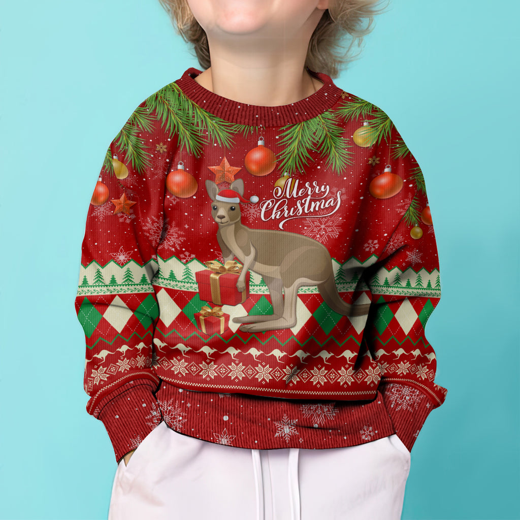 australia-christmas-kid-ugly-christmas-sweater-aussie-kangaroo-santa-merry-xmas