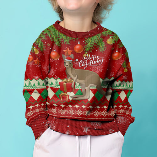 australia-christmas-kid-ugly-christmas-sweater-aussie-kangaroo-santa-merry-xmas