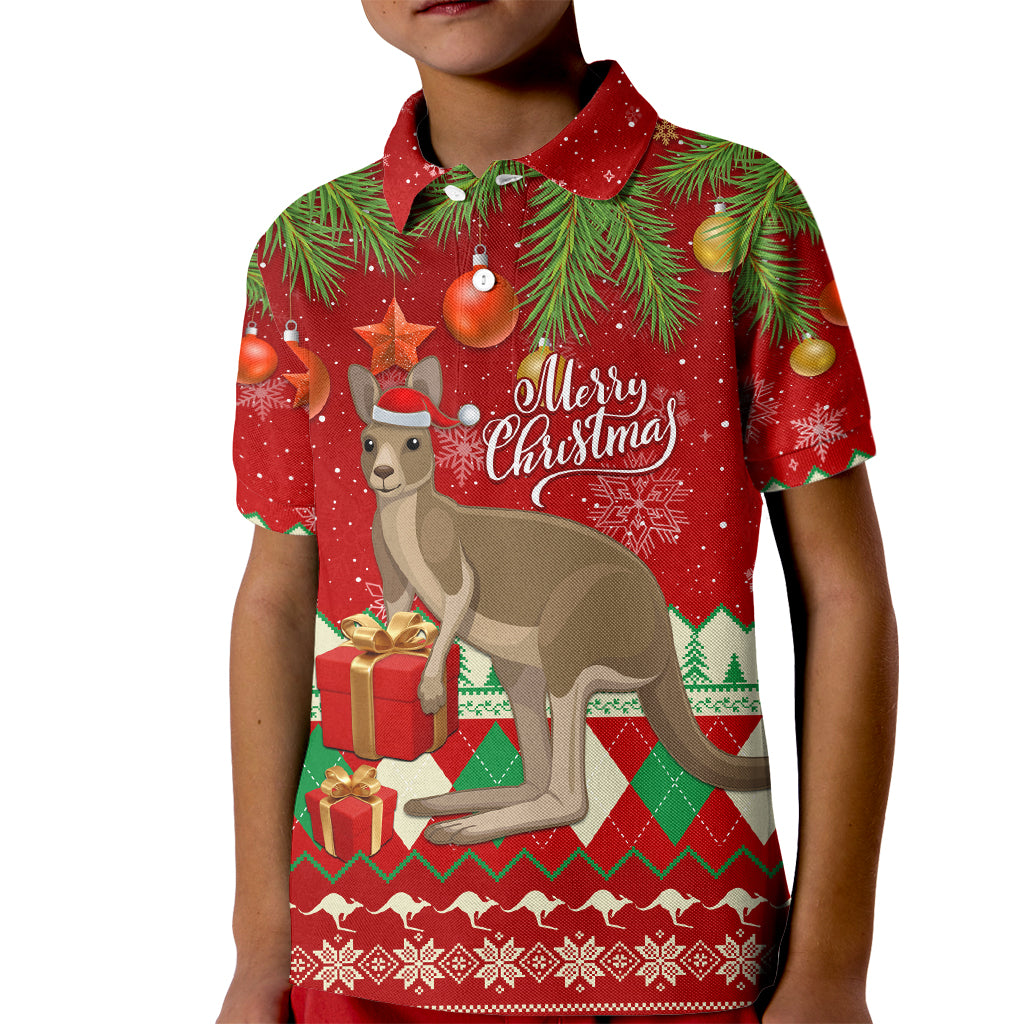 australia-christmas-kid-polo-shirt-aussie-kangaroo-santa-merry-xmas