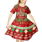 australia-christmas-kid-short-sleeve-dress-aussie-kangaroo-santa-merry-xmas