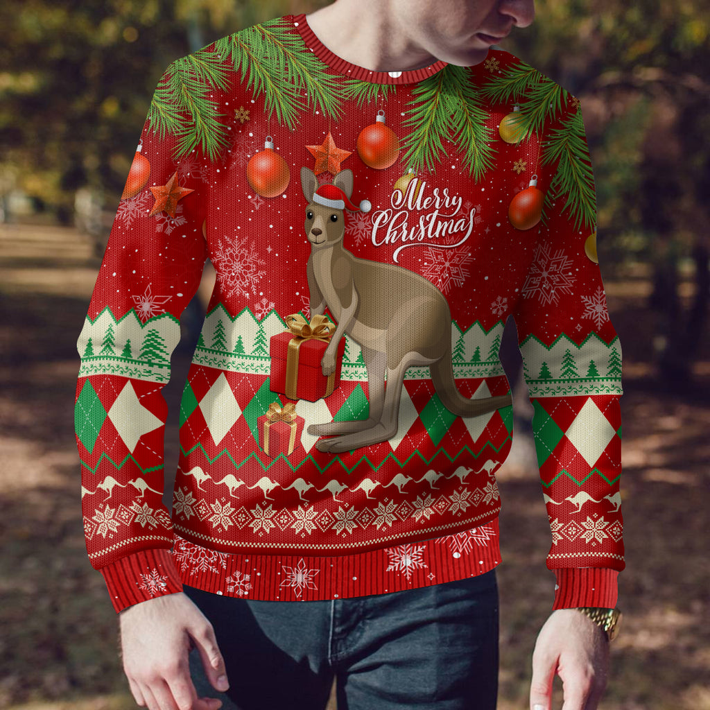 australia-christmas-ugly-christmas-sweater-aussie-kangaroo-santa-merry-xmas