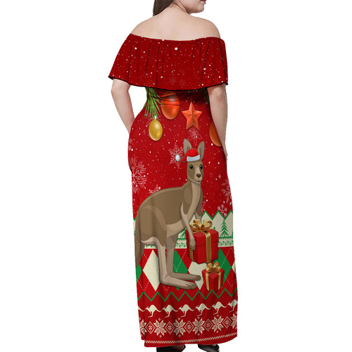 australia-christmas-off-shoulder-maxi-dress-aussie-kangaroo-santa-merry-xmas